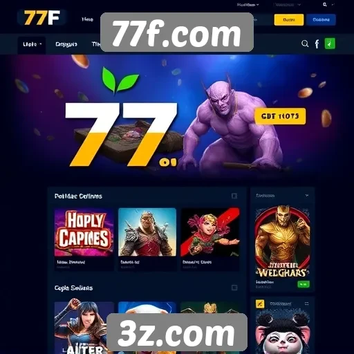 Explorando a interface do usuário em 77f.com