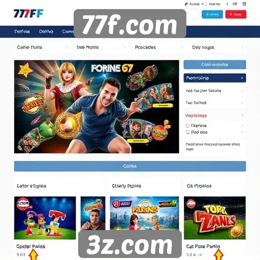 Avaliação das funcionalidades do site 77f.com