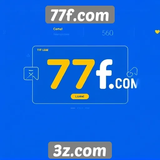 Interface do usuário e experiência no site 77f.com